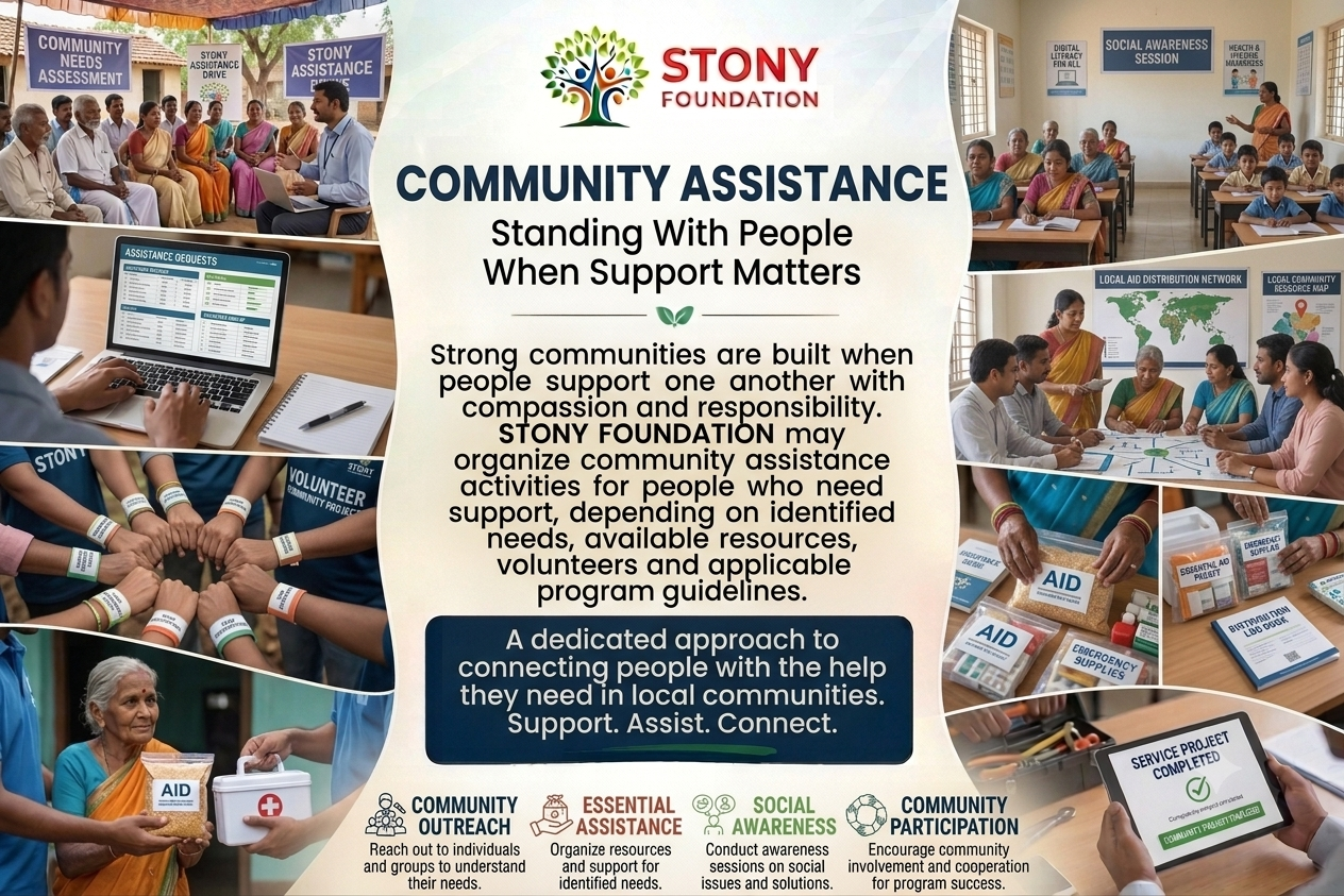 Community Assistance by STONY FOUNDATION