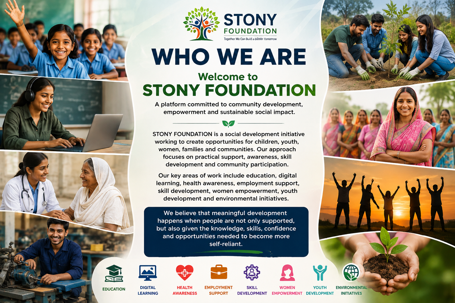 STONY FOUNDATION community work